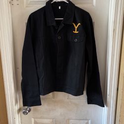 Yellowstone Rip Black Button Up Costume  Halloween Jacket size 2xl New Without Tags