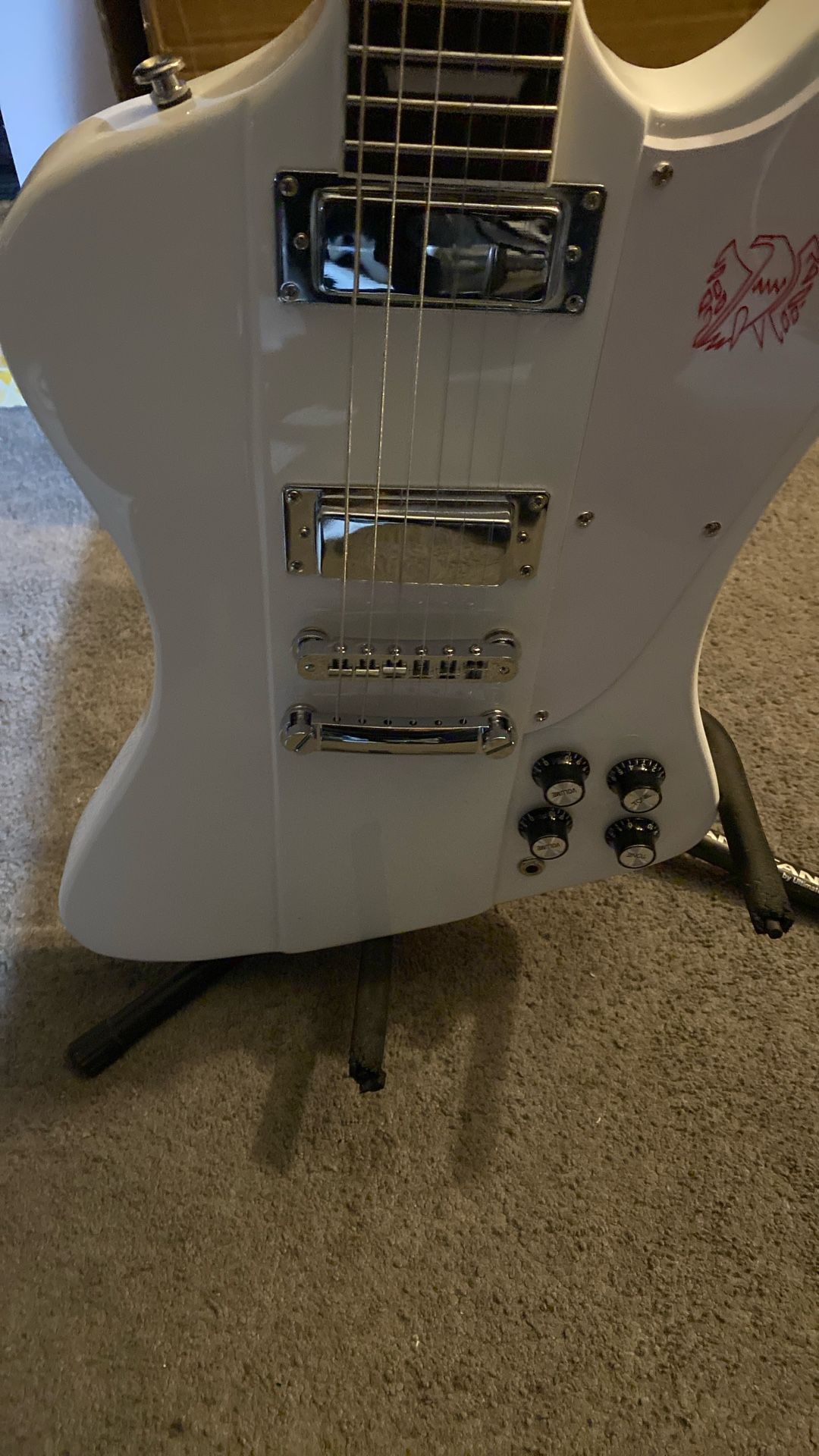 Chibson Firebird White