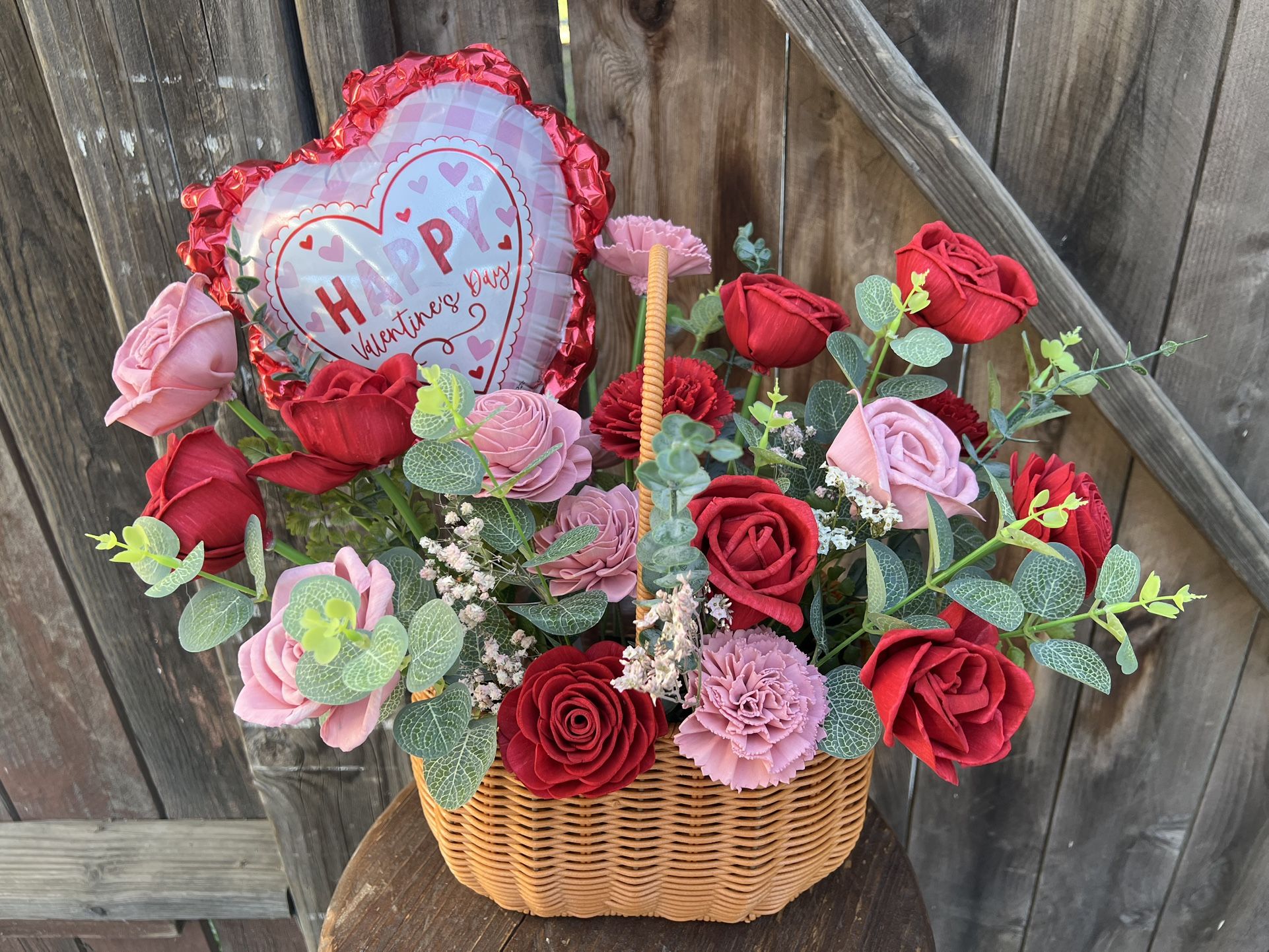 Eternal Wood Flowers Valentines Day