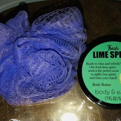 Body & Earth • Body Butter + Loofa Poof