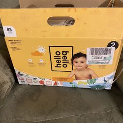 59 Size 2 hello Bello diapers 