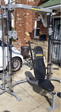 Powertec Cable Machine And Adjustable Bench 