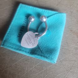 Return To Tiffany Heart Tag Key Ring