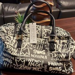Large Graffiti Duffle Bag