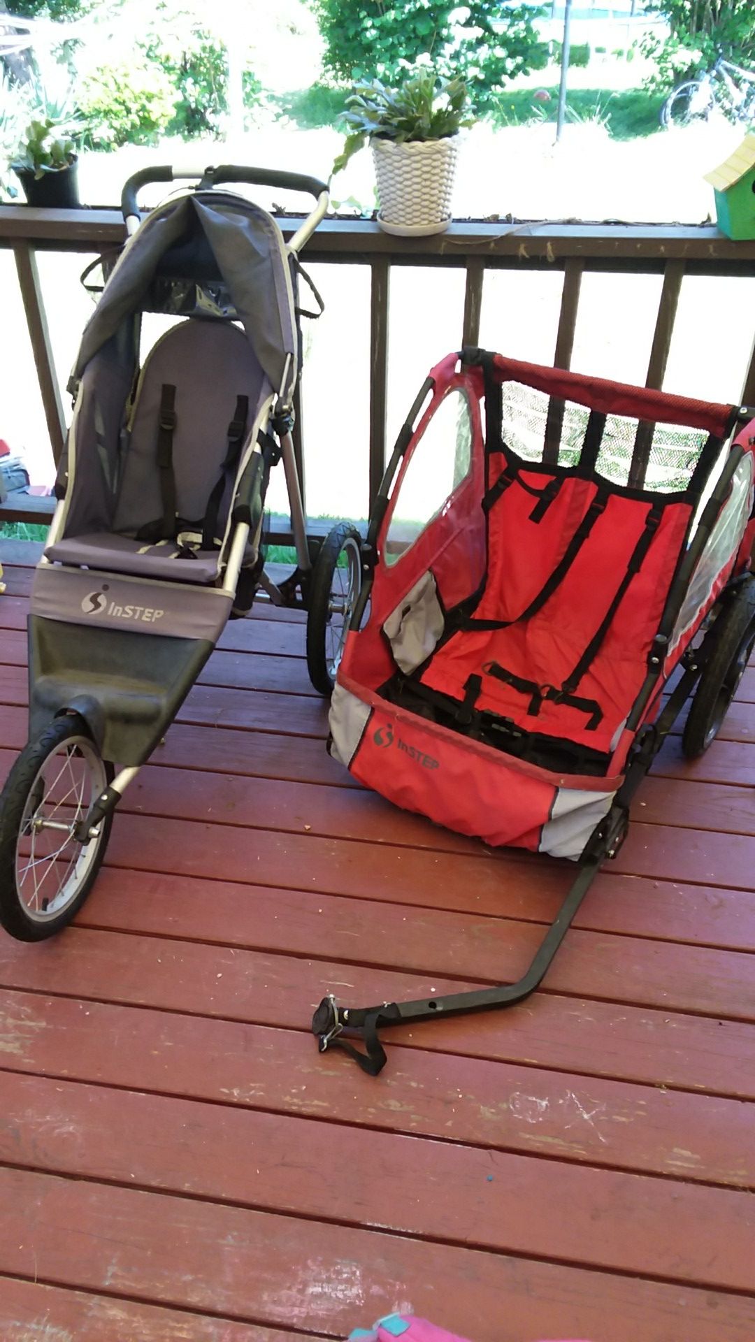Bike trailer and stroller