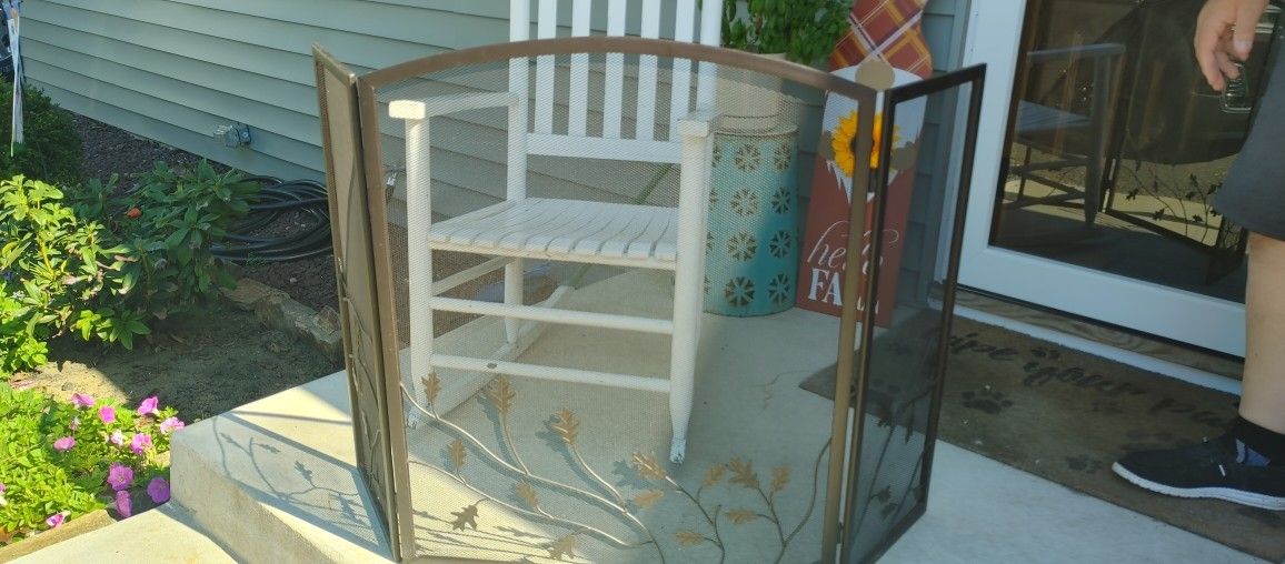 Leaf Fireplace Screen