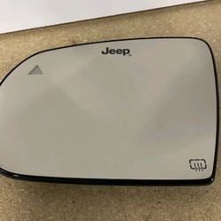 2017-2025 Jeep Compass Left Driver Side Door Mirror Glass OEM Blind Spot