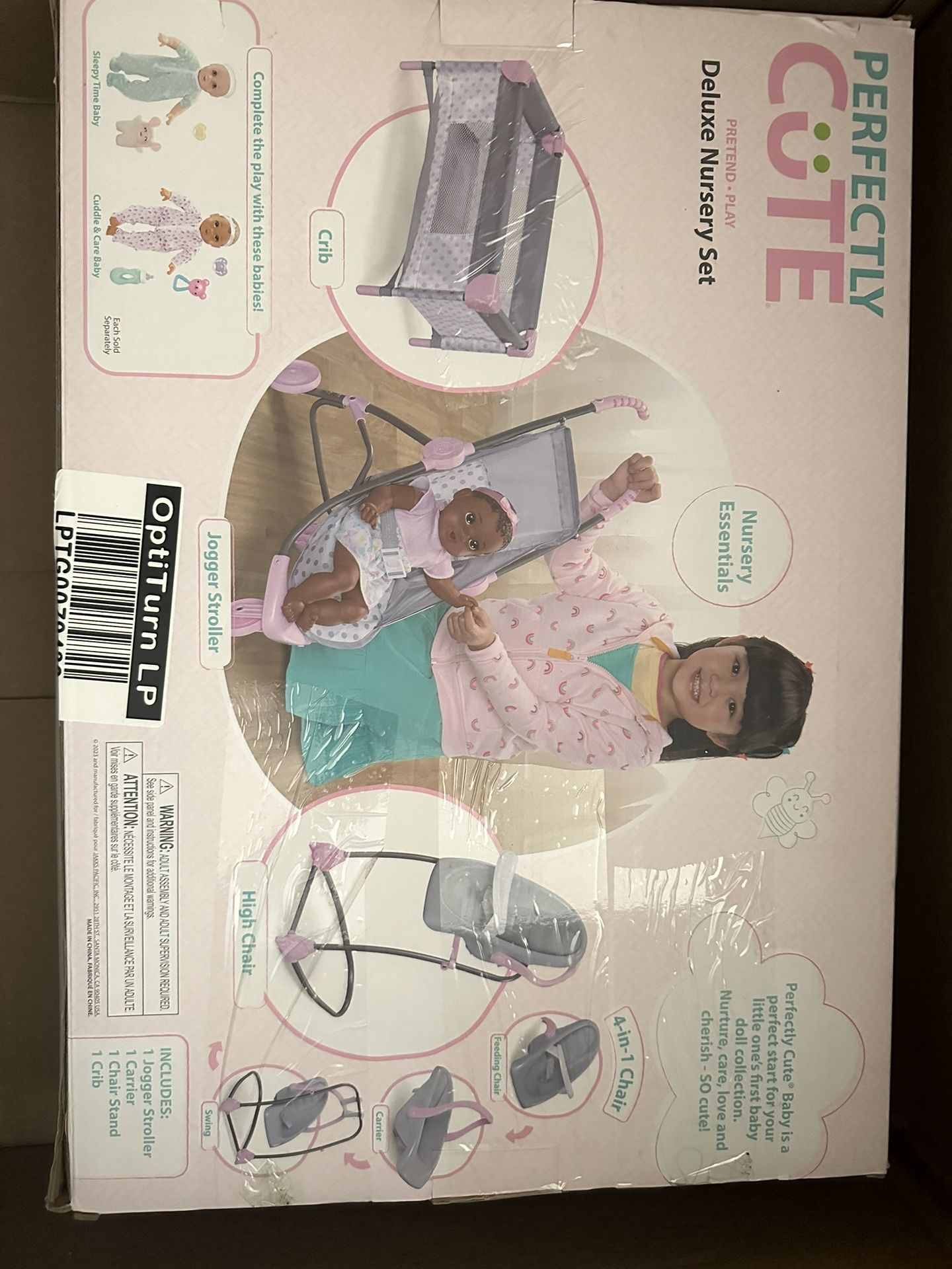 Perfectly Cute Deluxe Nursery Baby Doll Playset $22