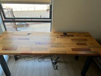 Standing Desk Electric – UPLIFT 80” Solid Wood – Premium Adjustable Desk