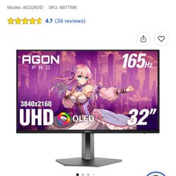4K OLED GAMING MONITOR 32” 0.03 MS 