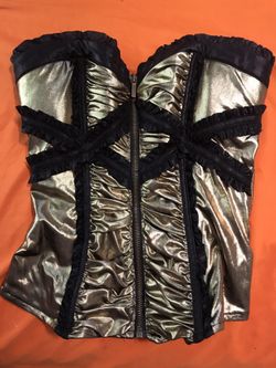 BEBE Gold and Black Sexy Corset Medium