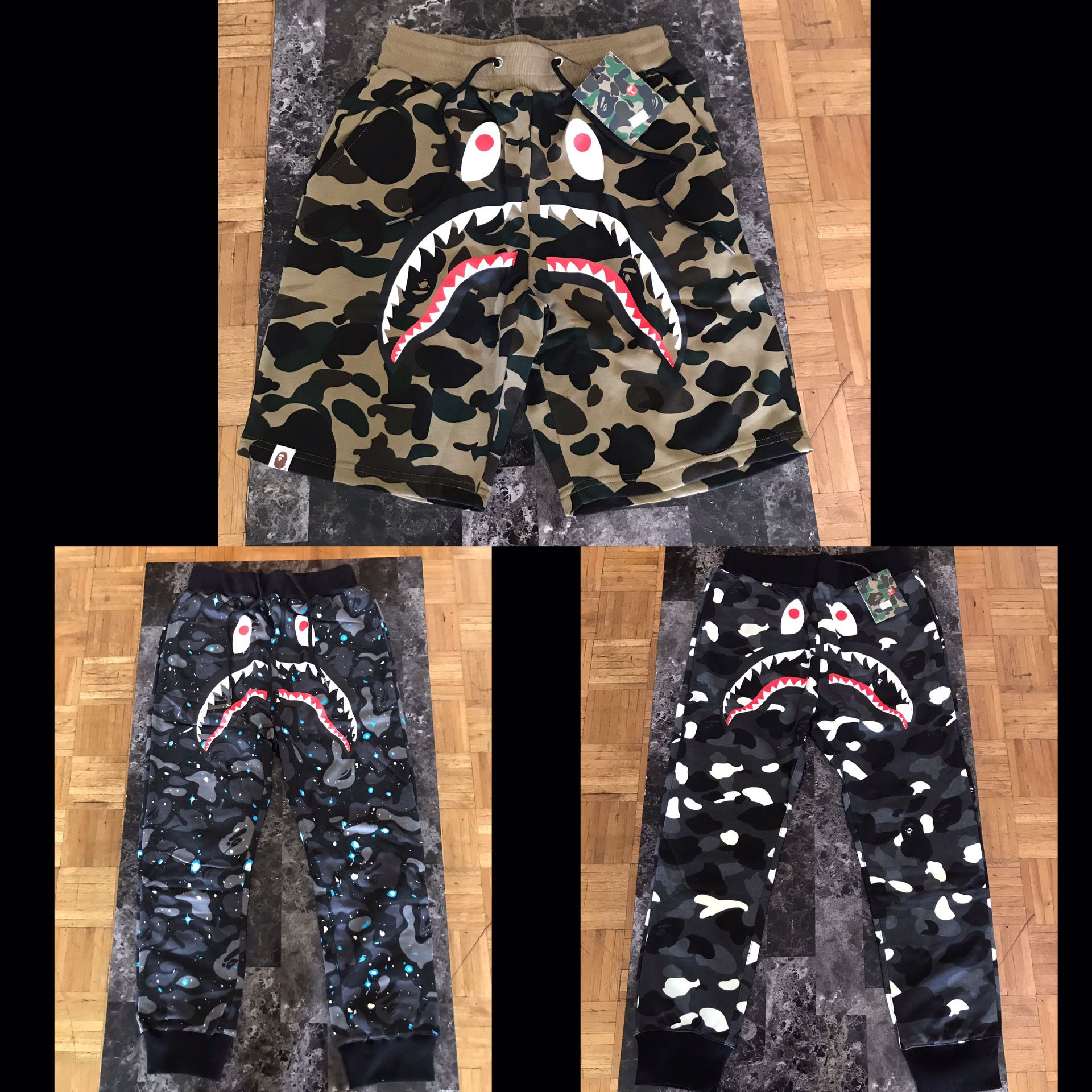 Bape closing short and pants L all for $100