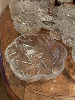 Real antique crystal glassware
