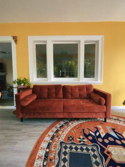 Tufted Velvet Couch