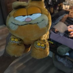 Vintage Garfield Stuffed Animal No Stains 