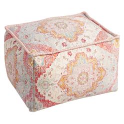 2Pack-Bohemian Vintage Rug Print Pouf/bean Bag Ottoman