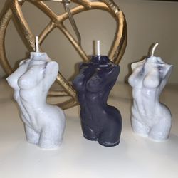 Soy wax handmade/hand poured statue Figure accent candles
