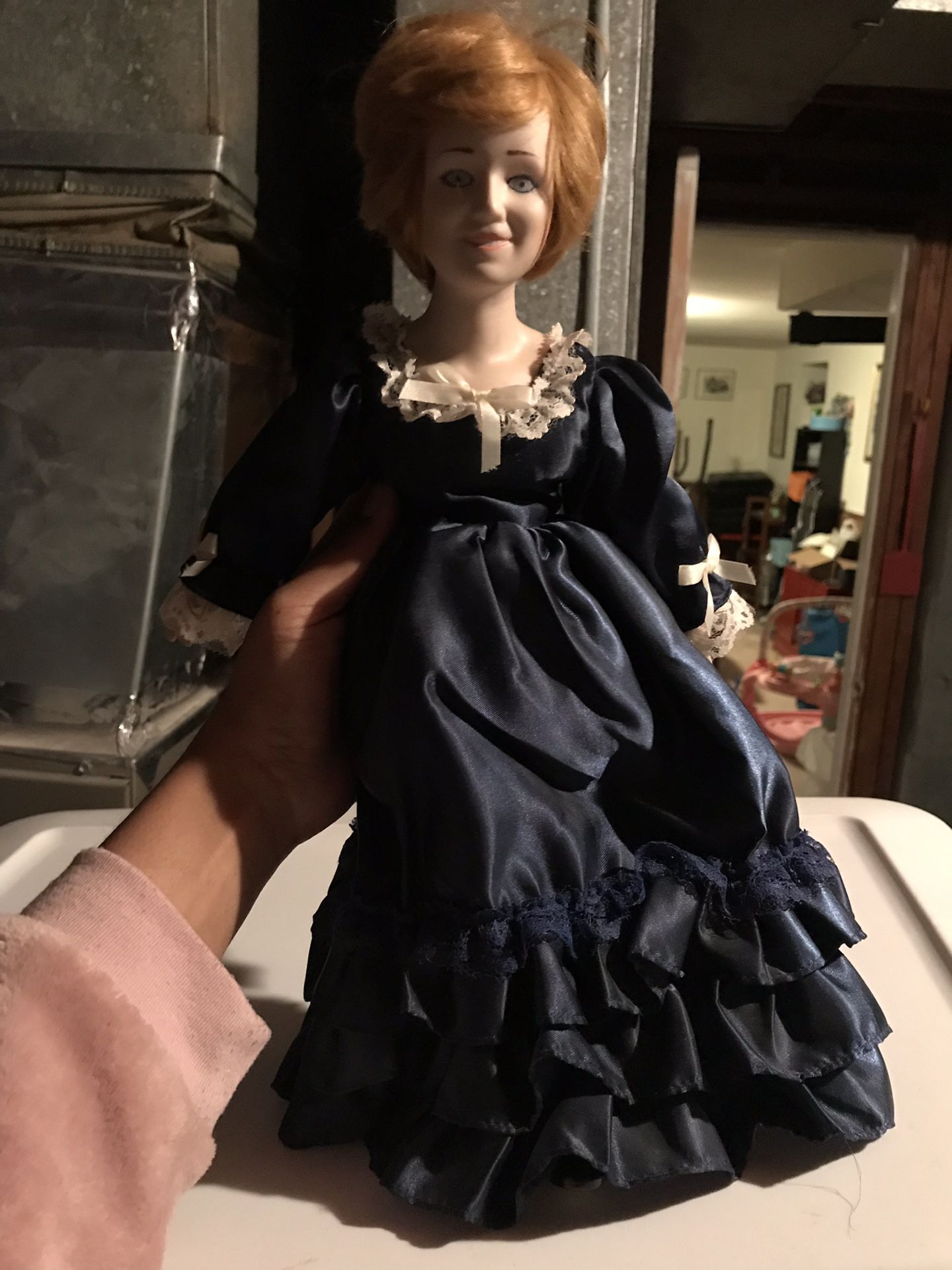 Vintage porcelain princess Diana doll
