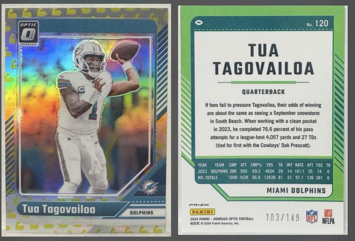 2024 Donruss Optic - Tua Tagovailoa - Flex #/149