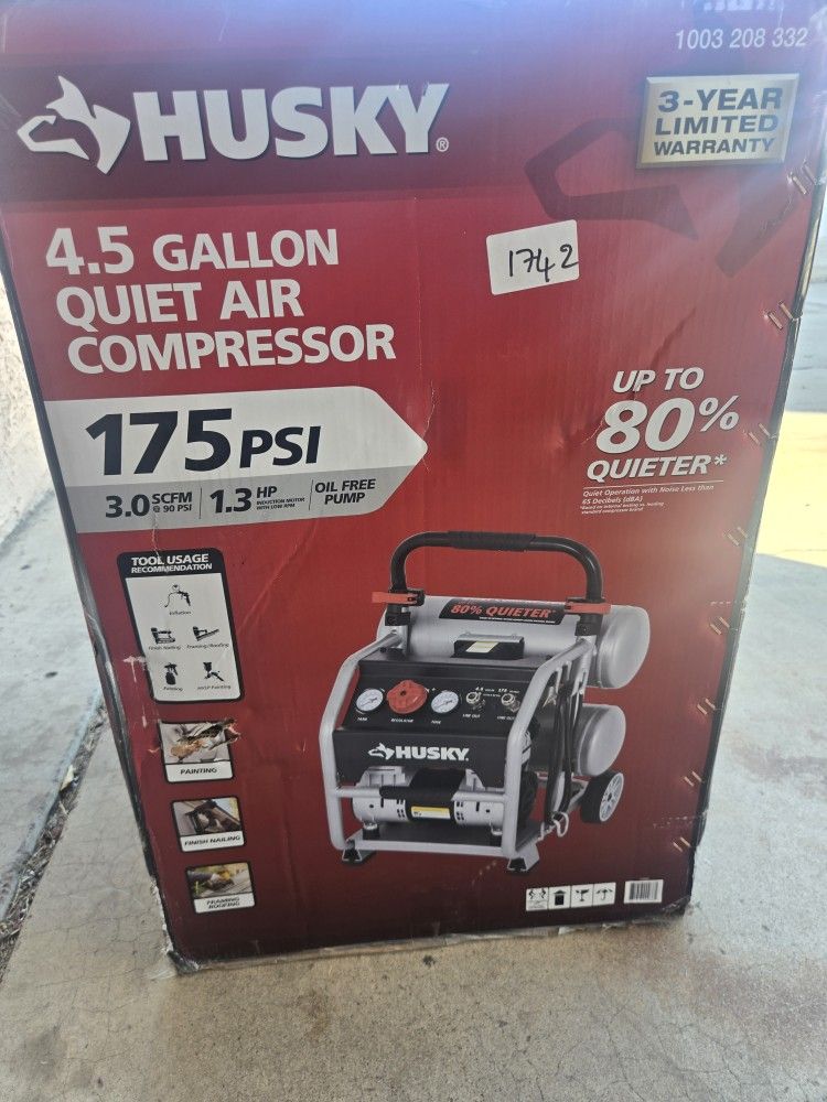 Air Compressor Husky New