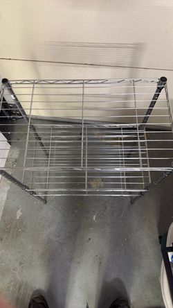 Small metal shelf