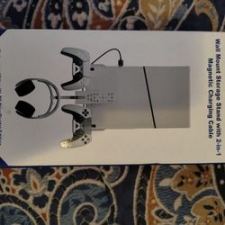 PS5 SLIM WALL MOUNT STORAGE STAND 