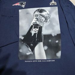 Patriots Superbowl XLIX Long Sleeve Shirt 