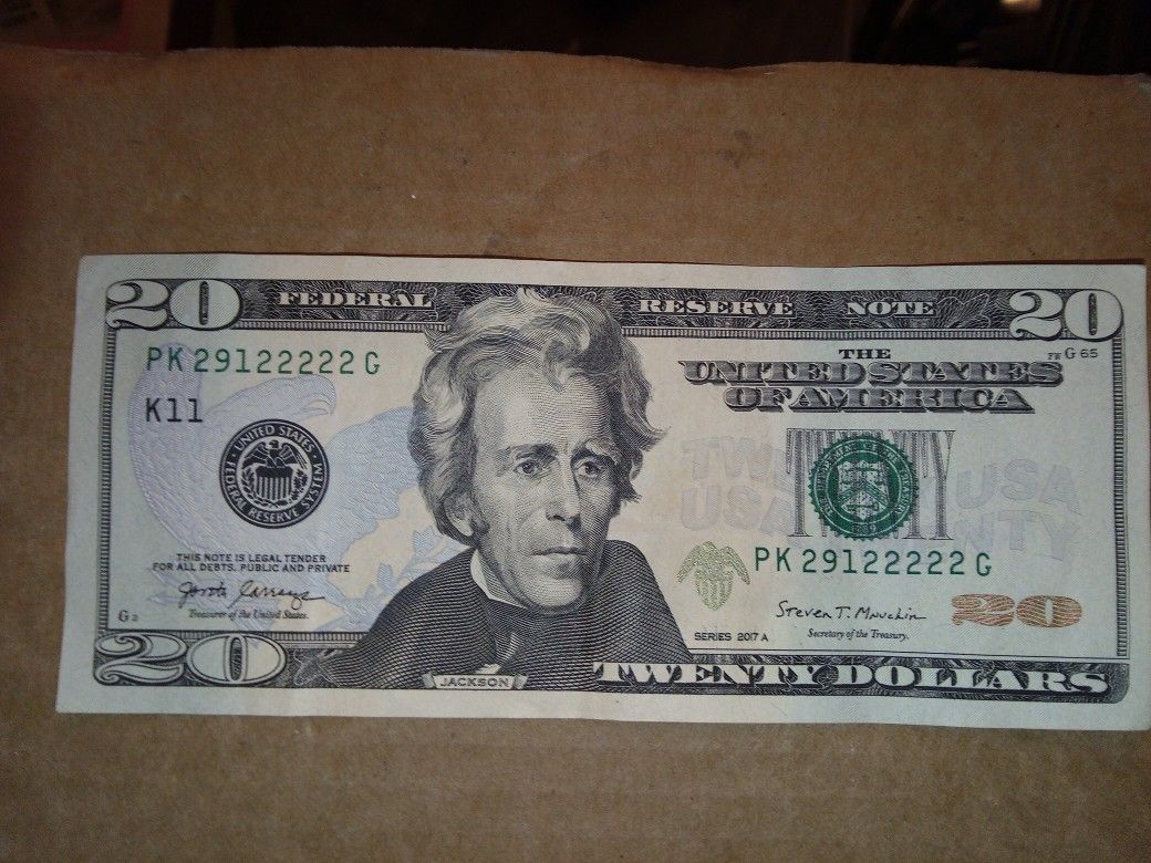 A Twenty Dollar Tri Note