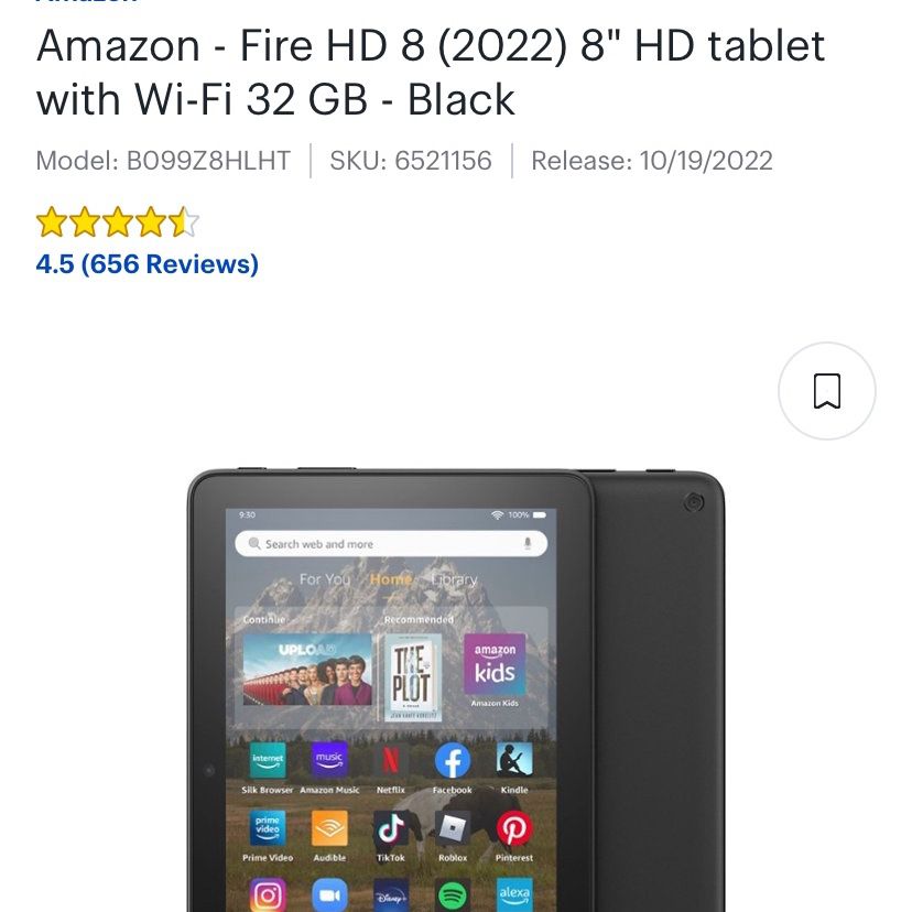 Amazon - Fire HD 10 - 10.1" Tablet (2023 