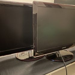 🖥️  (2) Samsung 27”  TV – Used as Monitor – HDMI – Great Condition