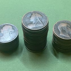 (66) Great Britain Large Pennies From 1863 to 1912