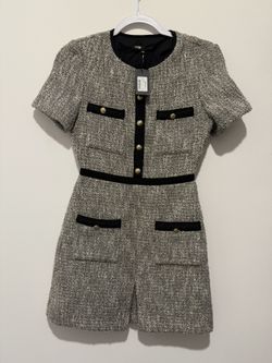NWT MAJE TWEED DRESS SIZE EU34