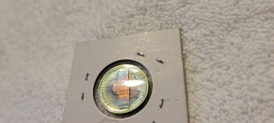 Rare 1980-S Proof Jefferson Nickel – Stunning Neon Rainbow Toning!