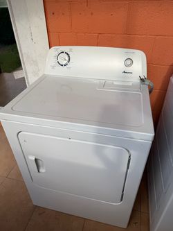 Amana White Front-Load Electric Dryer