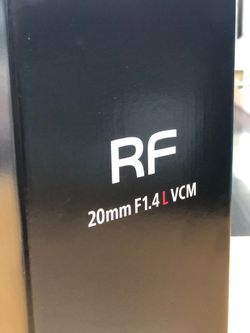 Canon RF 20mm f/1.4 L VCM Lens (Canon RF)