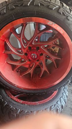 Fuel 22x12 off road wheel and tires