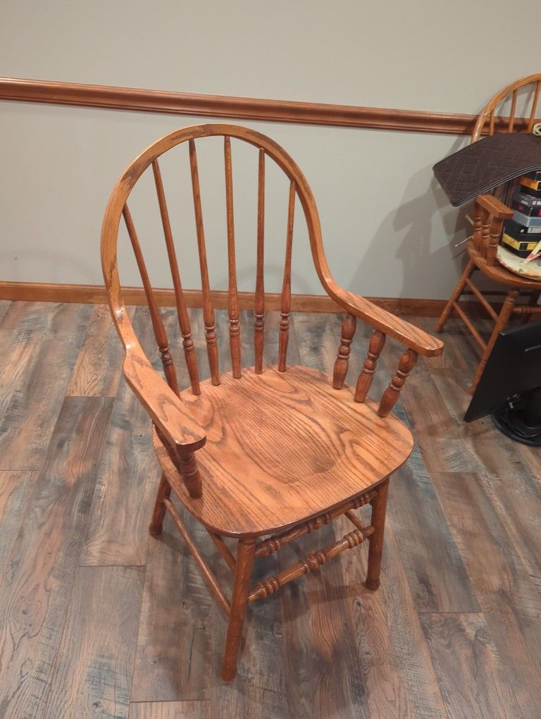 4 Oak Chairs