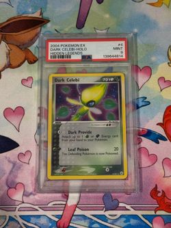 PSA 9 Dark Celebi 4/101 Hidden Legends Holo English Pokemon