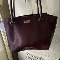 Kate Spade Patent Leather Burgundy