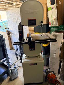 JET JBS-14 14” Deluxe Bandsaw with Mobile Base & Kreg Precision Fence – Excellent Condition