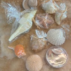 Beach Seashell Candles Party Decor Tropical Hawaiian Decorations New  Table Centerpiece Set