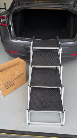 Aluminium Pet Stairs, 5 steps, 154 lbs Capacity