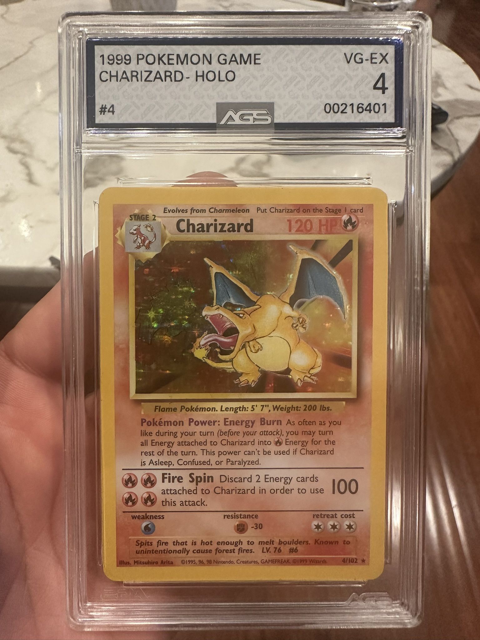 Charizard (Base Set) AGS 4