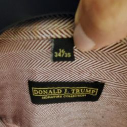 Donald J Trump Signature Collection  Dress Shirt