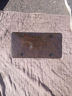 License Plate Cover New