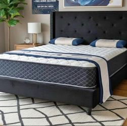 NEW QUEEN AND KING SIZE BED WITH MATTRESS INCLUDING FREE DELIVERY PAY UPON ARRIVAL