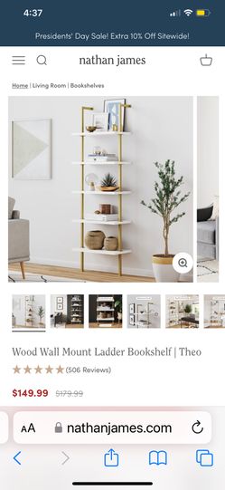 Ladder Bookshelf/theo