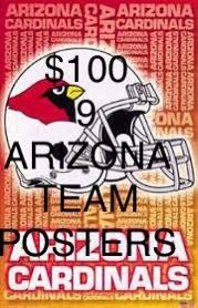 9 Arizona Team Mega Bundle Poster Collection 24”x36”