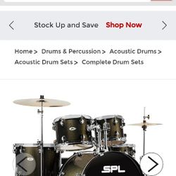 Drum Set- Electronic And 6 Piece