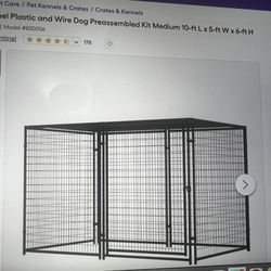 Dog Kennel 10ft L x 5ft W x 6ft H